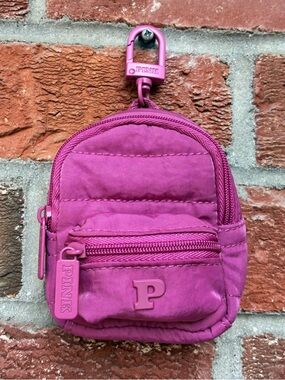 PINK key chain Backpack Coin Pouch - Magenta Pink
